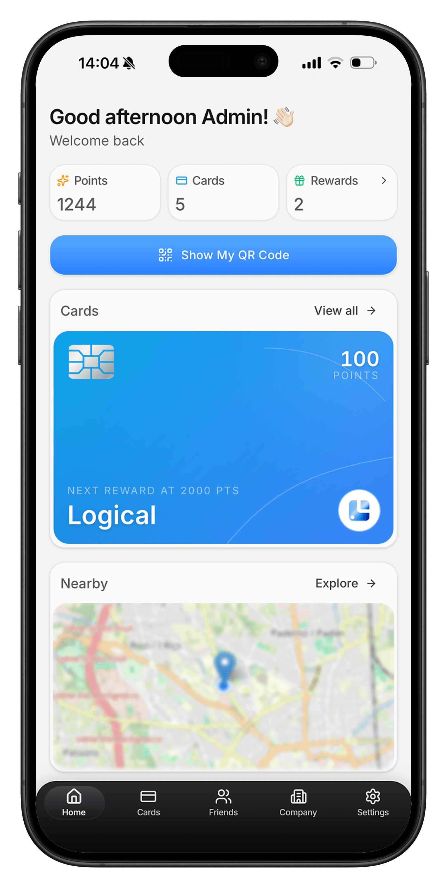 BeLoyal iPhone app preview